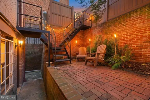 a view of outdoor seating space