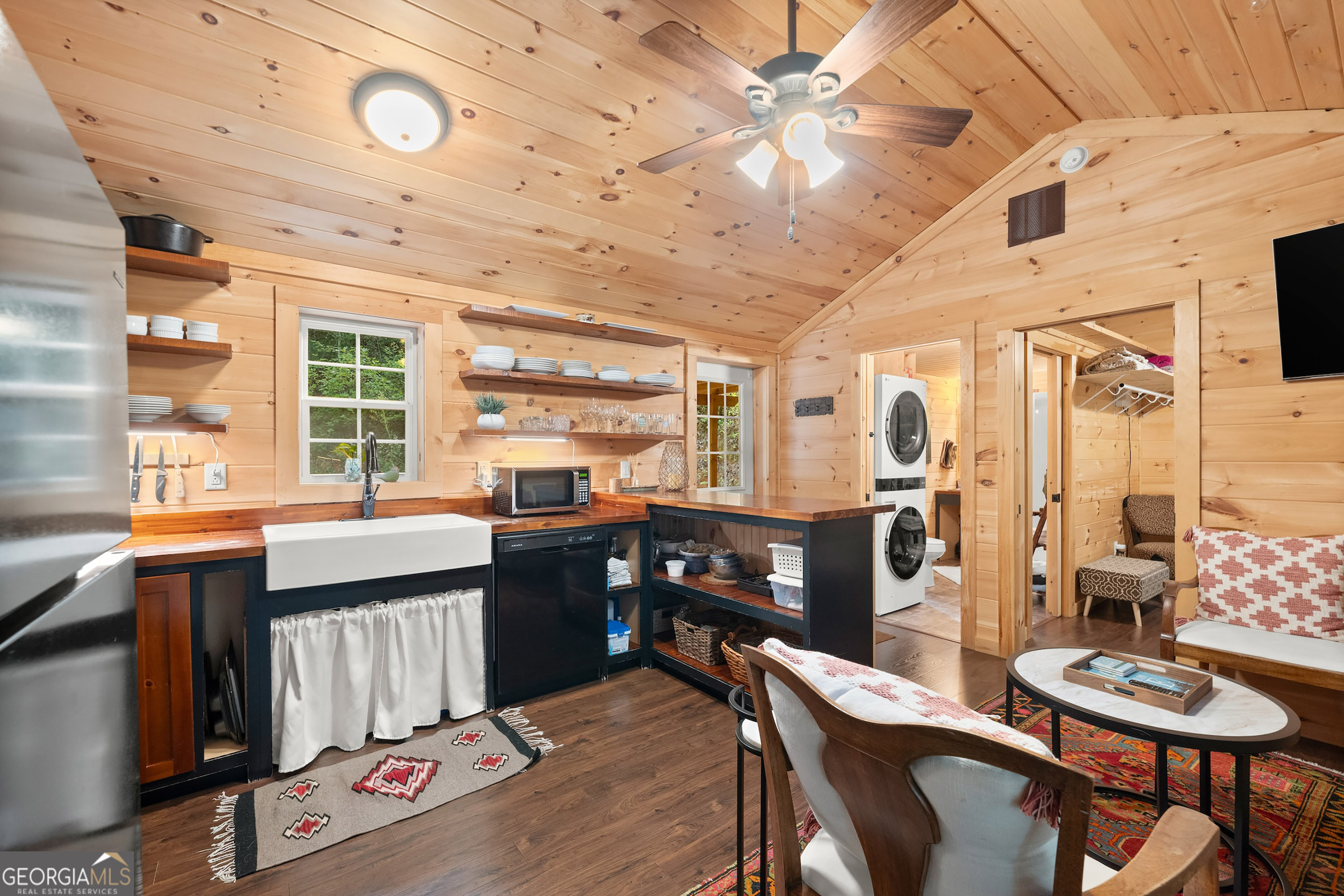 3103 Highway 197 Clarkesville, GA 30523 - Photo 13 of 30 a view of a dining room with furniture window and wooden floor