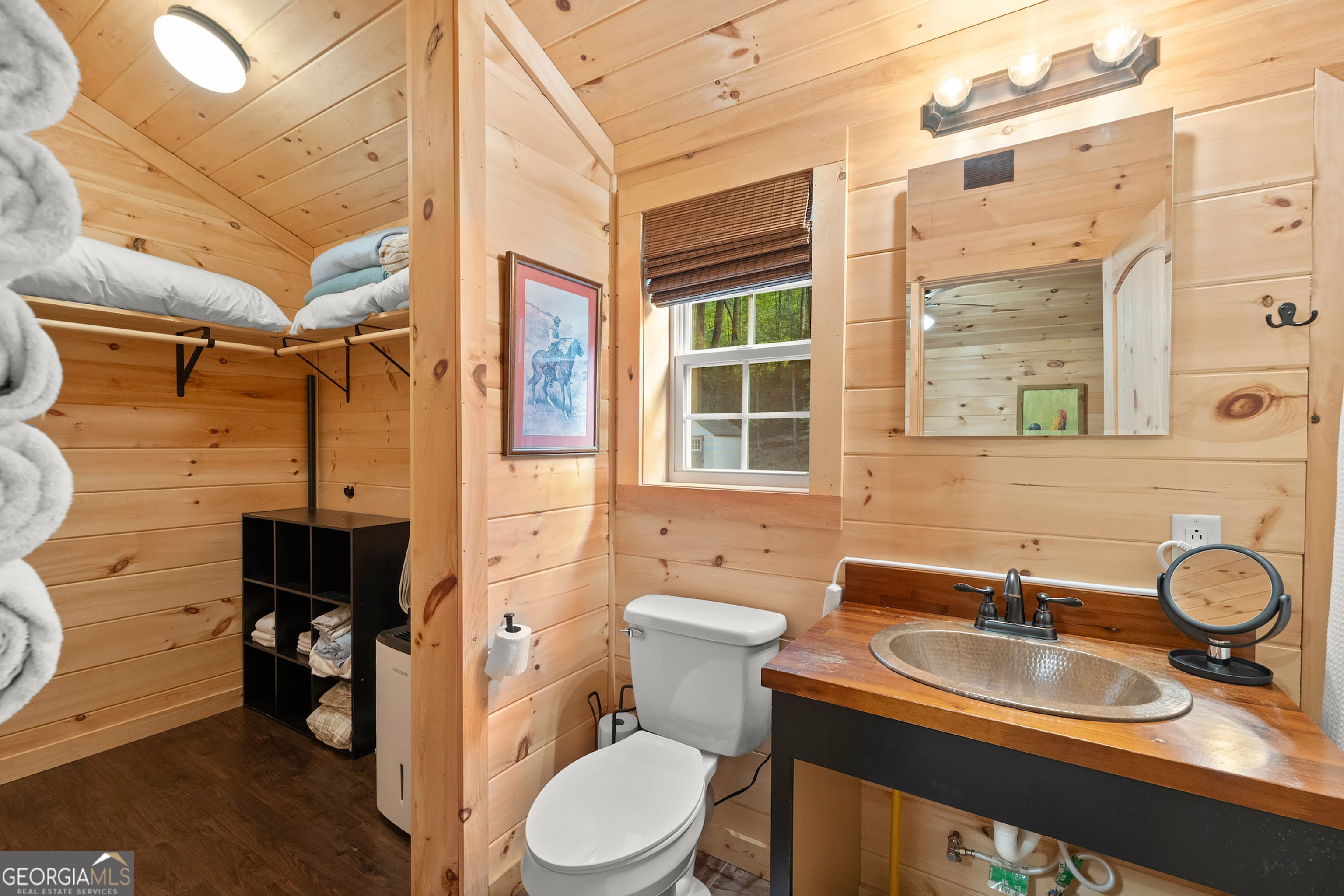 3103 Highway 197 Clarkesville, GA 30523 - Photo 19 of 30 a bathroom with a sink a toilet and a mirror