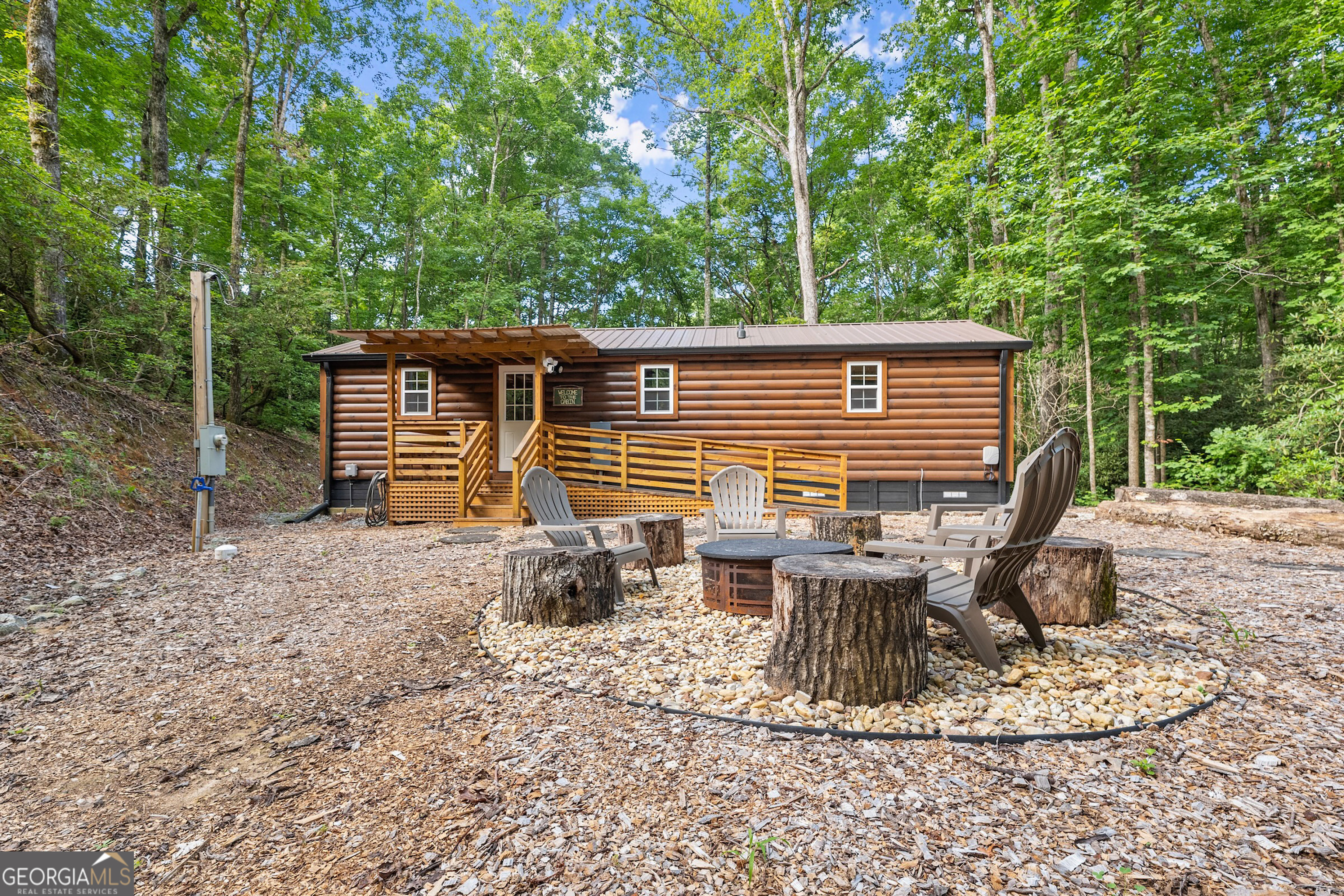 3103 Highway 197 Clarkesville, GA 30523 - Photo 29 of 30 a view of a house with backyard