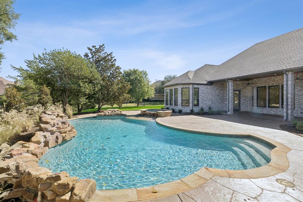 871 Beechwood Lane Fairview, TX 75069 - Photo 37 of 40 a view of outdoor space yard and swimming pool