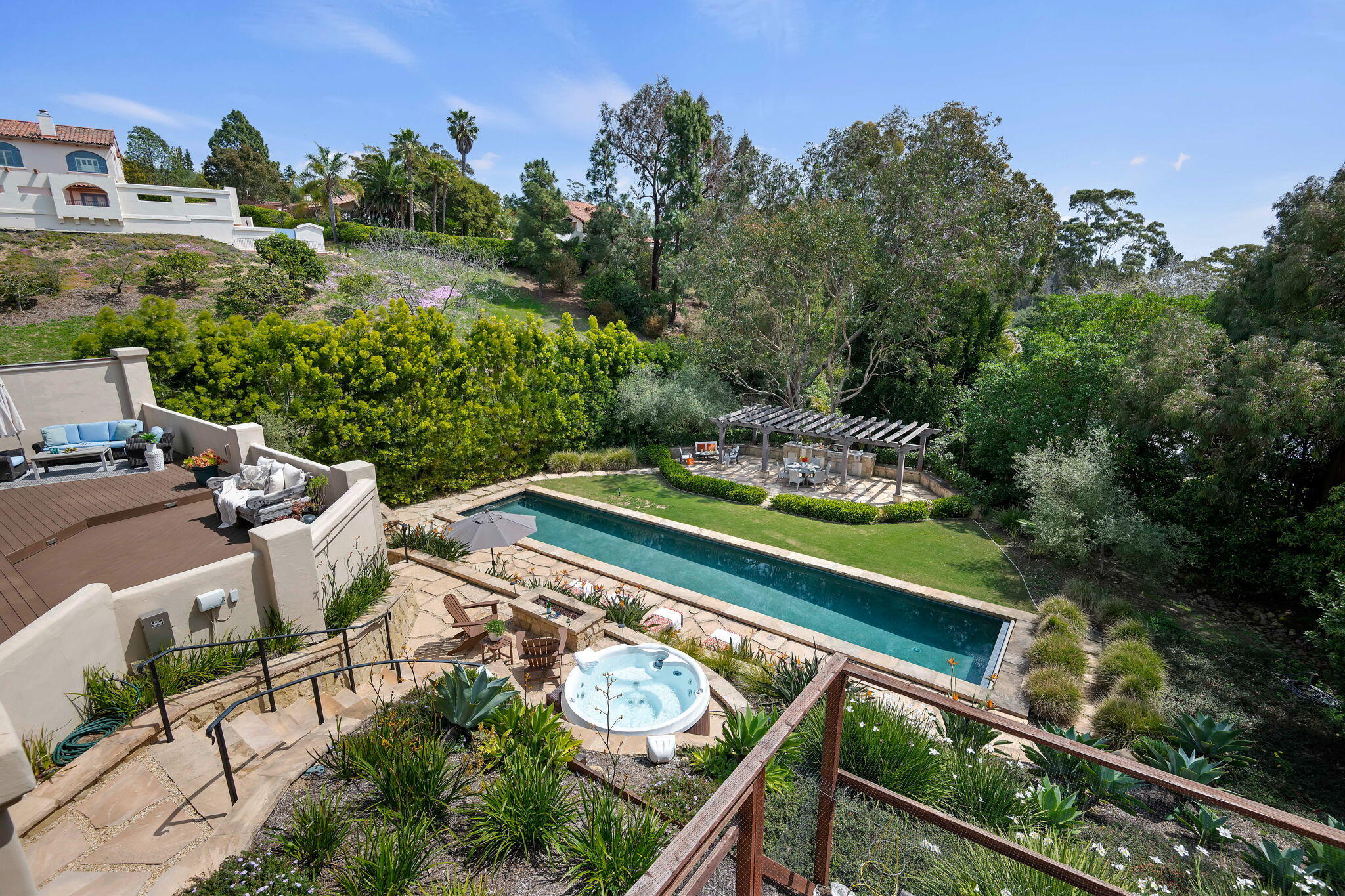 855 Miramonte Drive Santa Barbara, CA 93109 - Photo 6 of 73 57 - Deck View