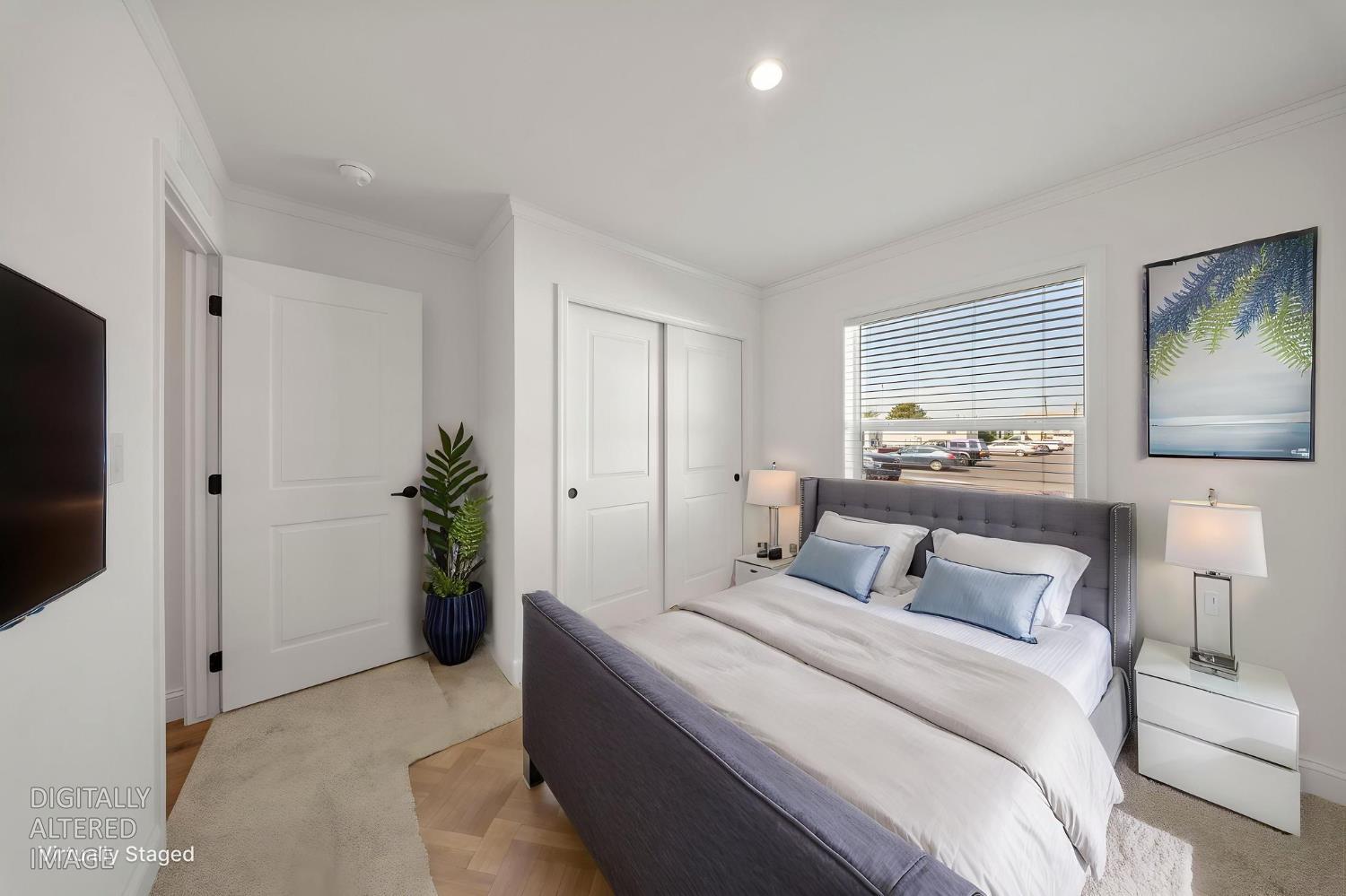 2030 East Grayson Road, Unit 26 Ceres, CA 95307 - Photo 14 of 15 Please note that the image shown is a virtually staged representation of the room and is intended to provide a visual concept of the space. The actual room may differ in appearance, and the furniture and decor depicted are not included in the sale. For an accurate understanding of the property's current condition and layout, we encourage you to view the home in person. Thank you