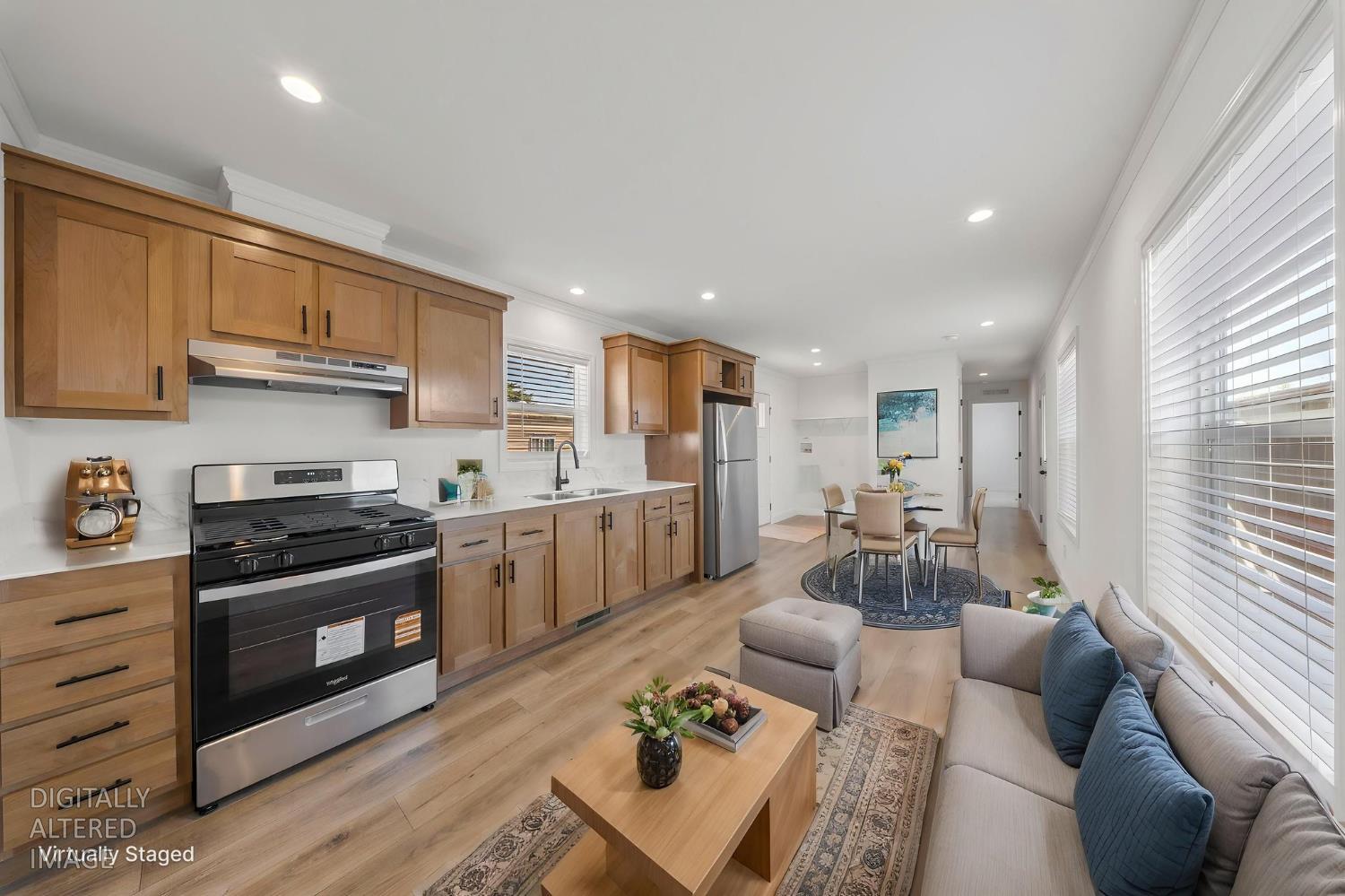 2030 East Grayson Road, Unit 26 Ceres, CA 95307 - Photo 8 of 15 Please note that the image shown is a virtually staged representation of the room and is intended to provide a visual concept of the space. The actual room may differ in appearance, and the furniture and decor depicted are not included in the sale. For an accurate understanding of the property's current condition and layout, we encourage you to view the home in person. Thank you