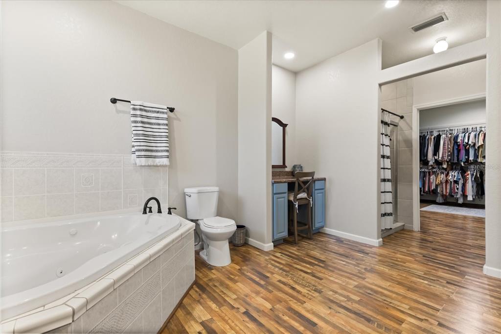 3865 Rabbit Run Road Wauchula, FL 33873 - Photo 17 of 43 a bathroom with a bathtub and a toilet