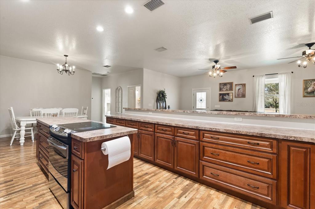 3865 Rabbit Run Road Wauchula, FL 33873 - Photo 10 of 43 a kitchen with stainless steel appliances granite countertop a stove and a sink