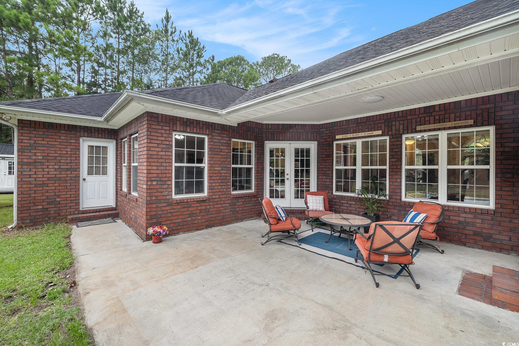2425 Hunters Trail Myrtle Beach, SC 29588 - Photo 35 of 40 View of patio / terrace with french doors