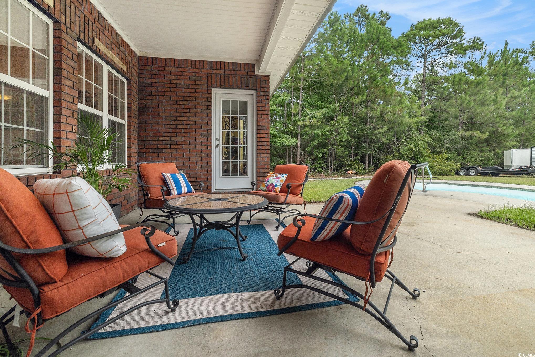 2425 Hunters Trail Myrtle Beach, SC 29588 - Photo 6 of 40 View of patio