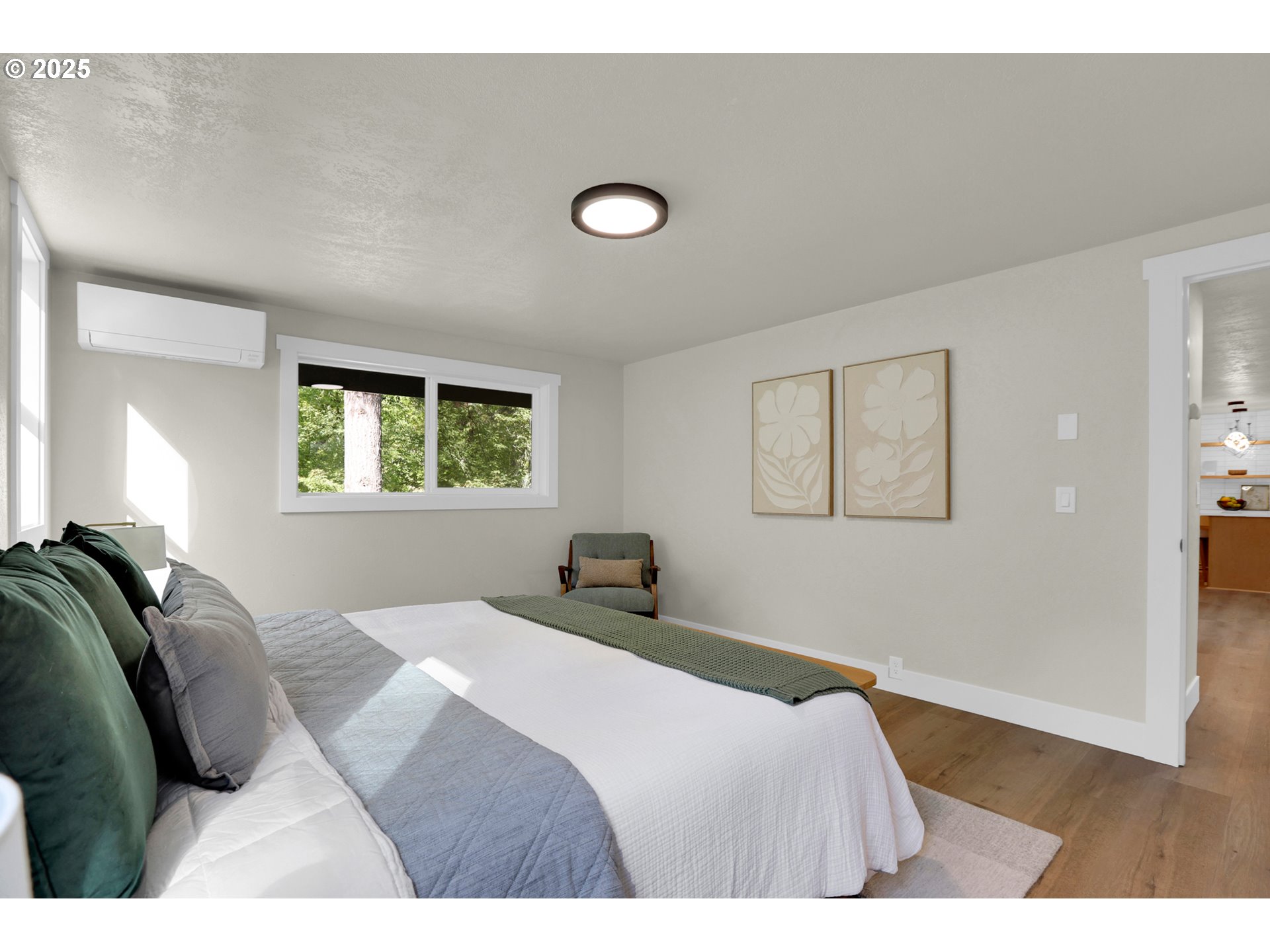 315 Brookside Drive Eugene, OR 97405 - Photo 18 of 46 a bedroom with a bed and a window