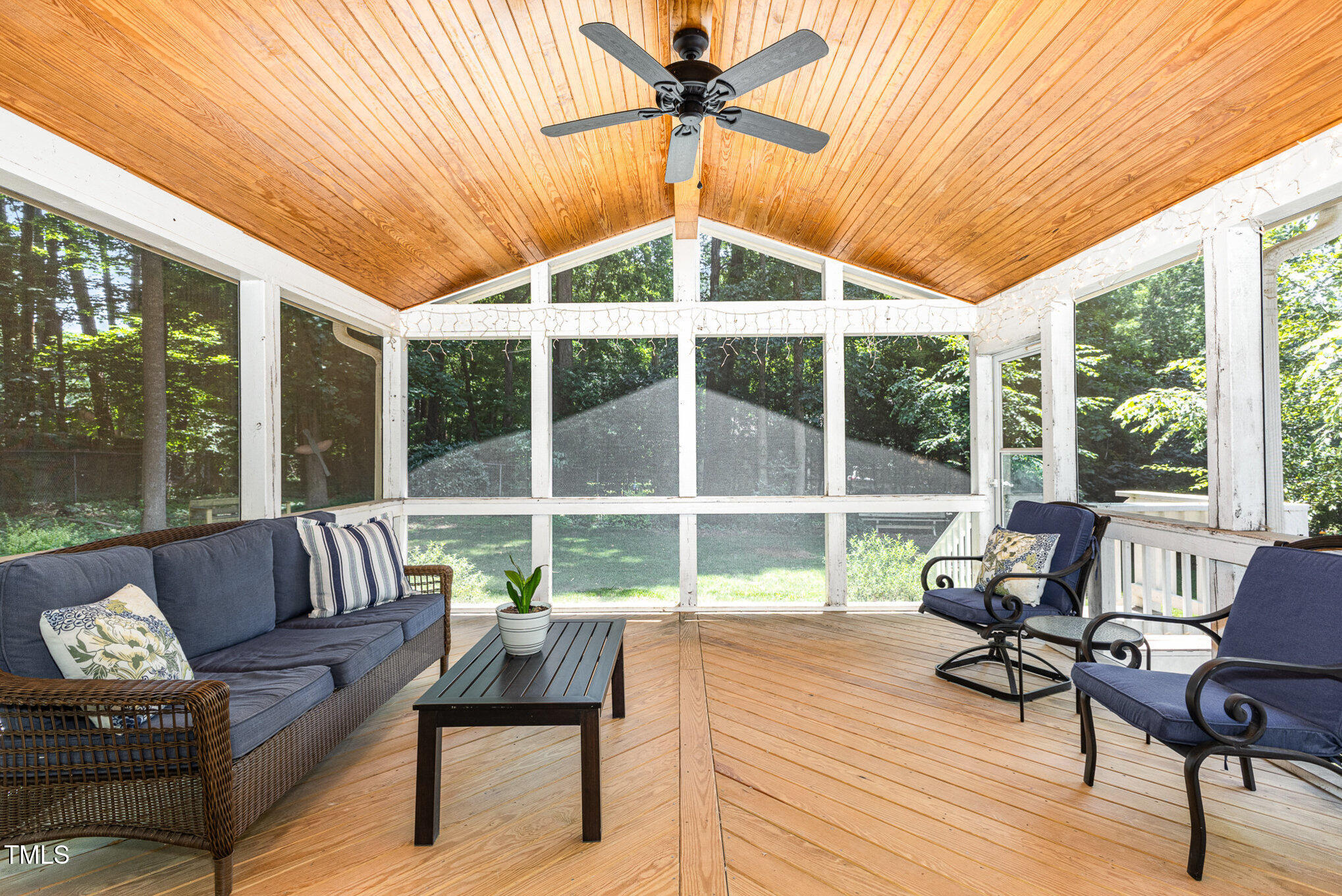 6609 Electra Drive Raleigh, NC 27607 - Photo 15 of 35 Beautiful screened in porch that over looks a private backyard