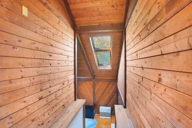 a view of wooden floor in an outdoor space