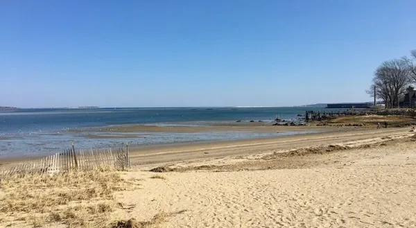 a view of an ocean beach