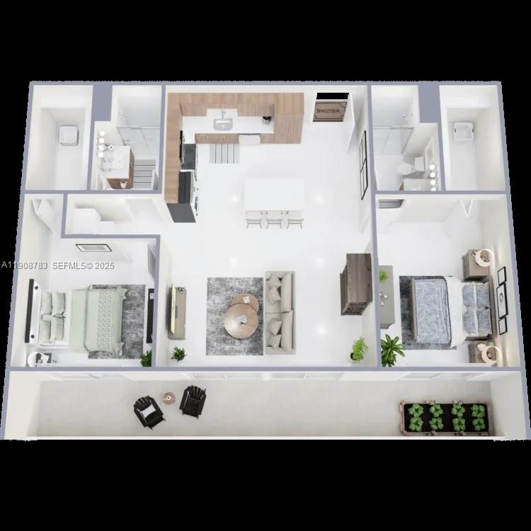 25850 Southwest 140th Court, Unit 7506 Homestead, FL 33032 - Photo 14 of 24 a view of living room with furniture and decor