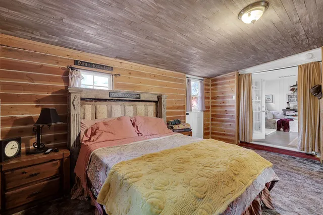 a view of a chairs and table in a patio