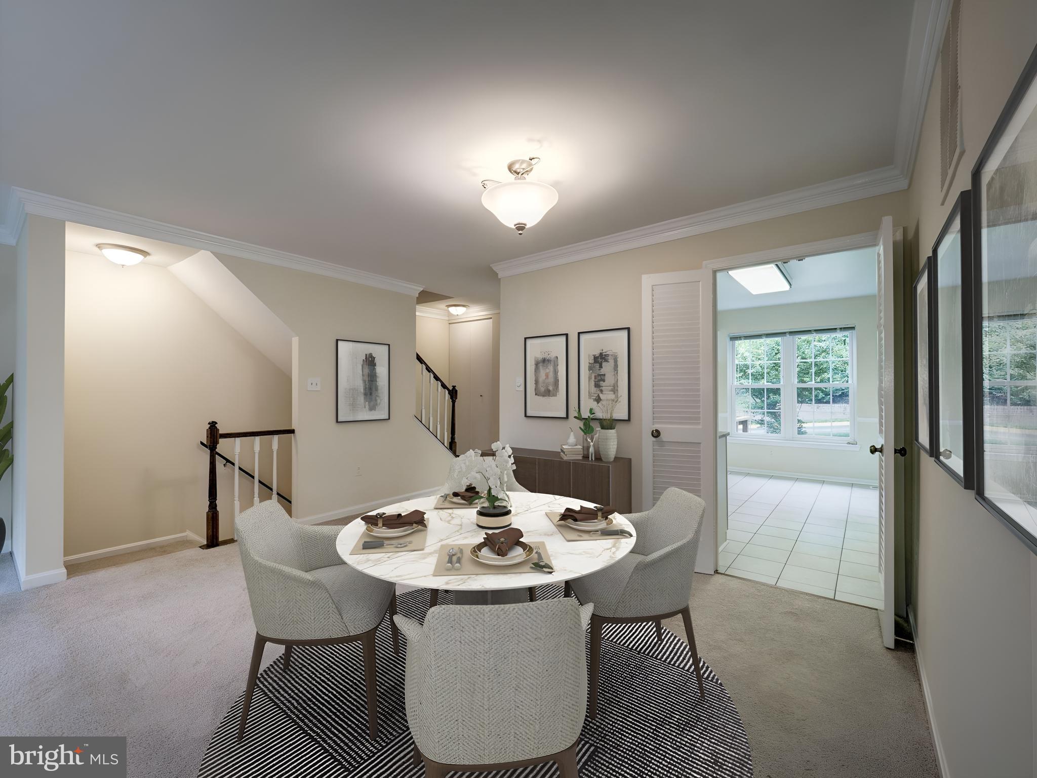 3815 Ferrara Drive Silver Spring, MD 20906 - Photo 13 of 39 Virtually Staged Dining Area