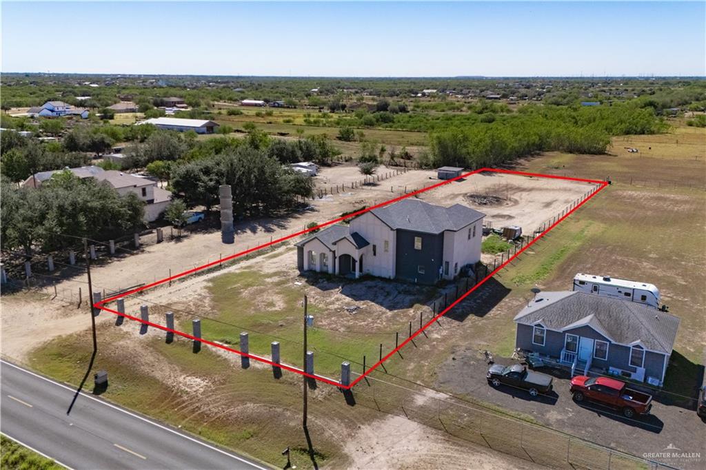 15421 Mile 20 Road Edinburg, TX 78542 - Photo 3 of 24 an aerial view of a house