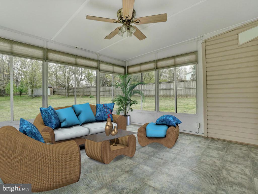 7153 Linganore Road New Market, MD 21774 - Photo 16 of 19 Enclosed Back Porch/Sunroom