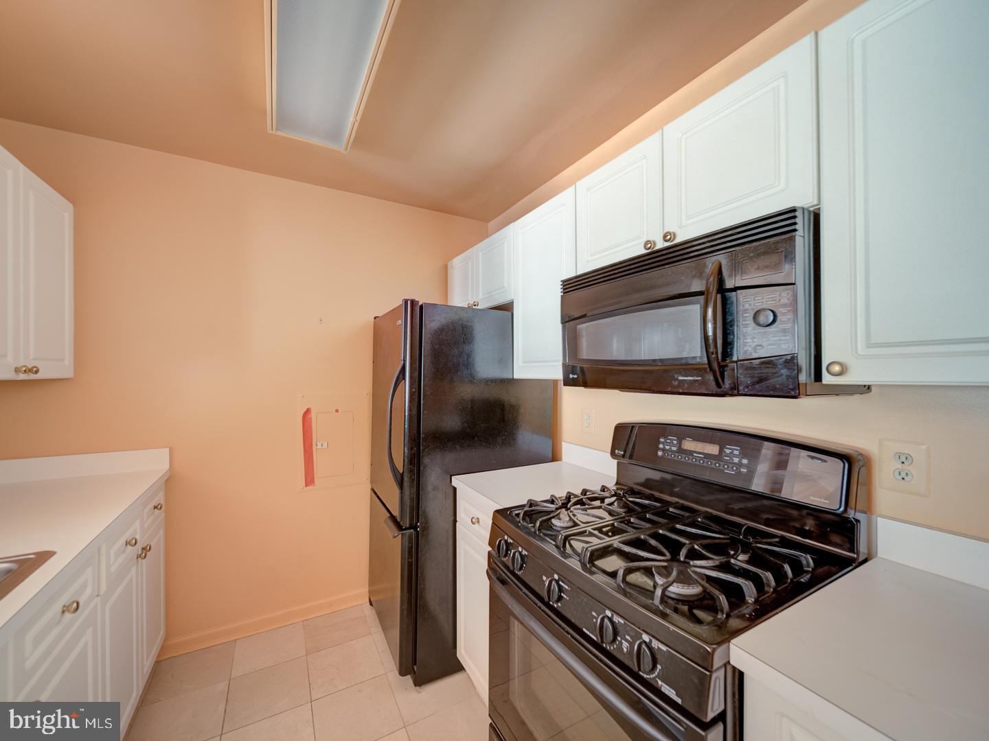 5565 Seminary Road, Unit 214 Falls Church, VA 22041 - Photo 8 of 28 a kitchen with a stove and a microwave