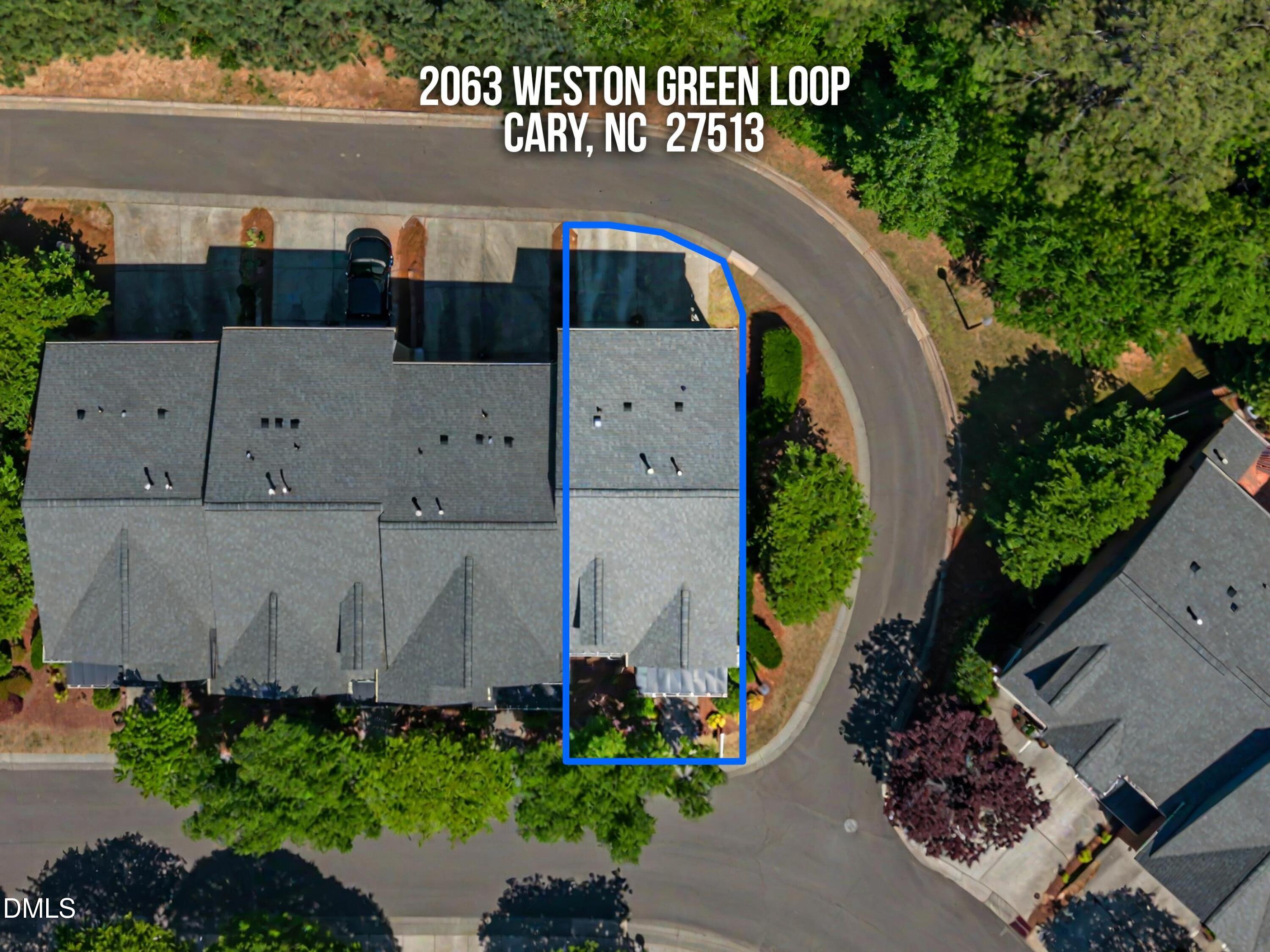 2063 Weston Green Loop Cary, NC 27513 - Photo 28 of 34 Drone pic 2