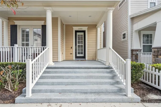 a view of kitchen with furniture and a window