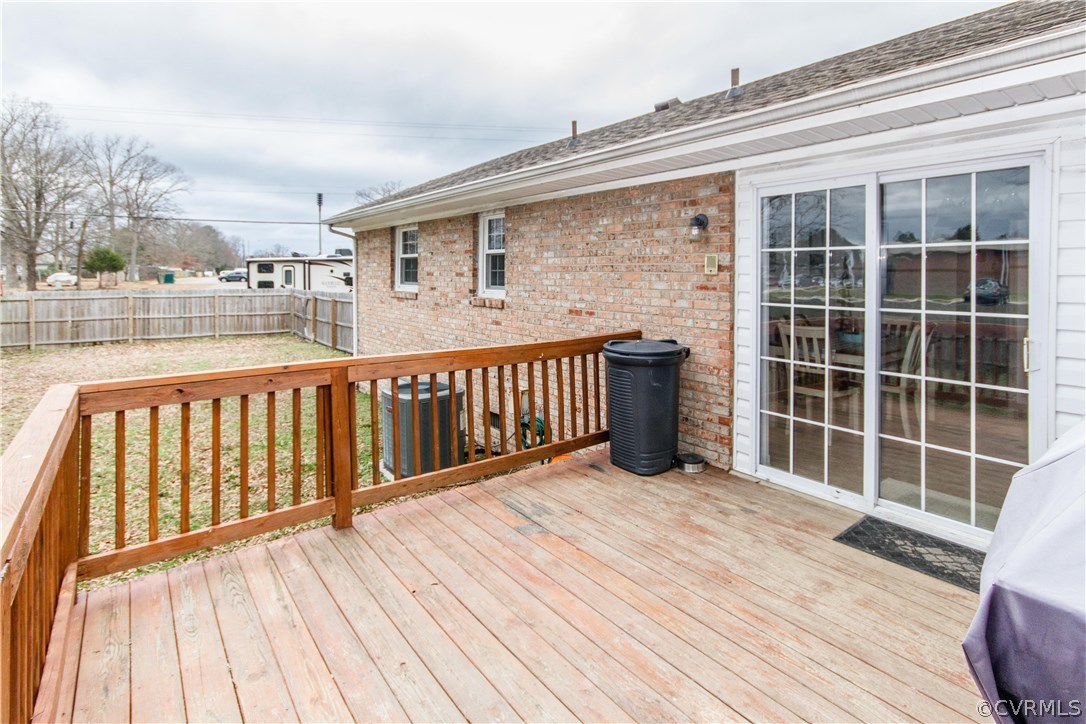 1101 Covington Road Colonial Heights, VA 23834 - Photo 39 of 47 a view of a house with wooden deck