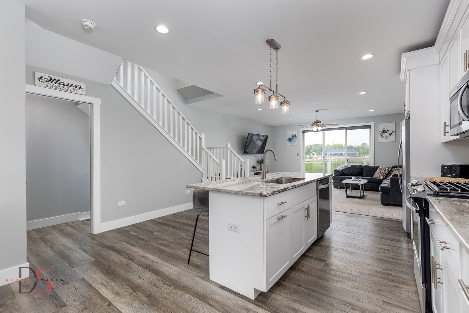 28 Waterside Way Ottawa, IL 61350 - Photo 13 of 29 a kitchen with stainless steel appliances granite countertop lots of counter top space