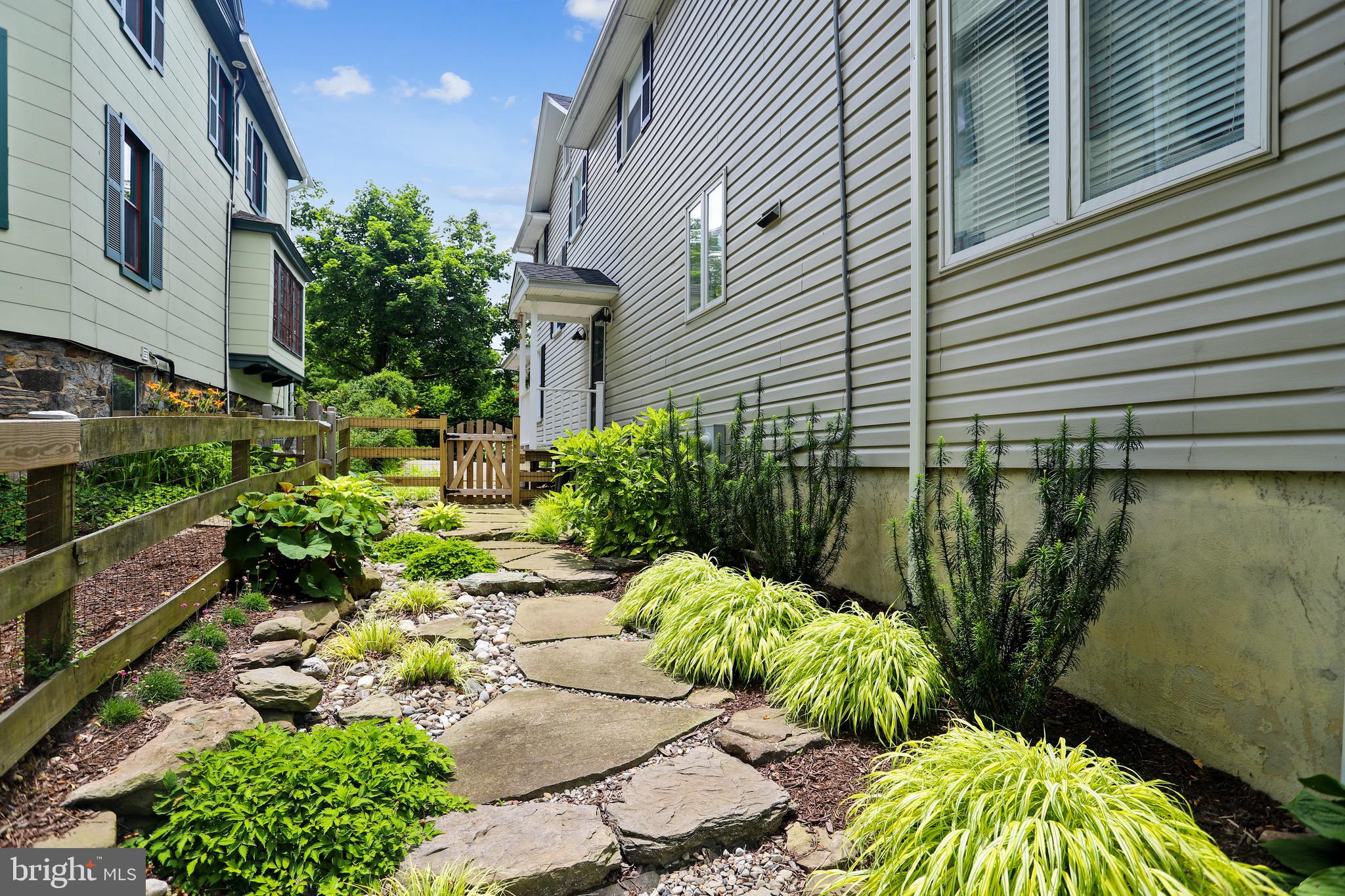 1512 Berwick Road Towson, MD 21204 - Photo 42 of 49 Hardscape & landscape incorporate native plants