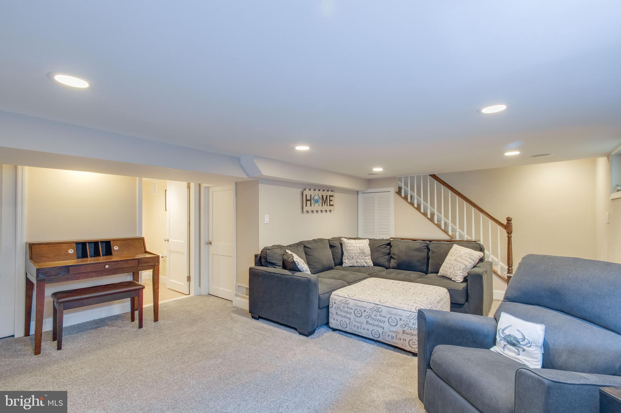 2 Tanglewood Road Catonsville, MD 21228 - Photo 27 of 33 Basement w/ Storage, Laundry, and a Full Bathroom