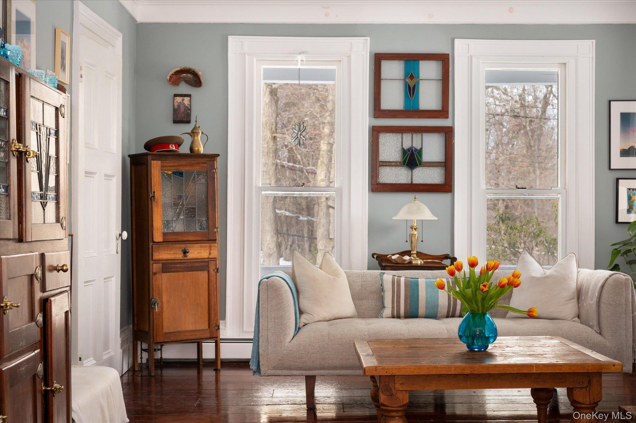 28 Barnes Road Ossining, NY 10562 - Photo 3 of 34 a living room with furniture and floor to ceiling windows