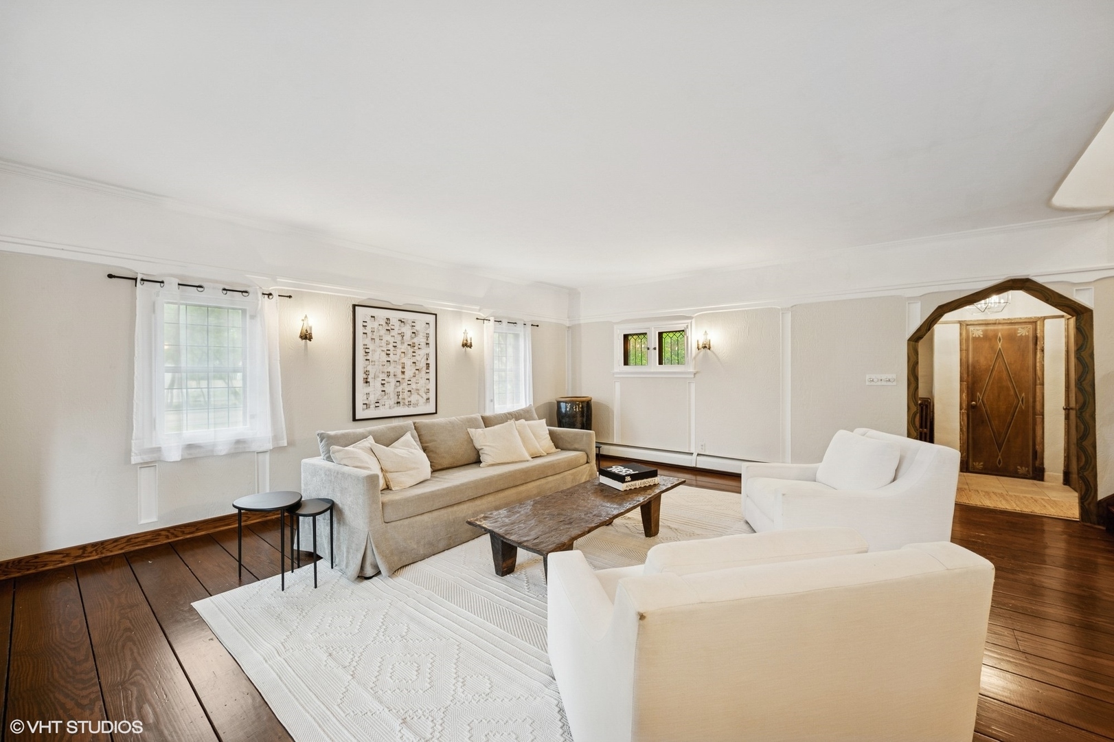 1487 Tower Road Winnetka, IL 60093 - Photo 13 of 45 a living room with furniture and wooden floor