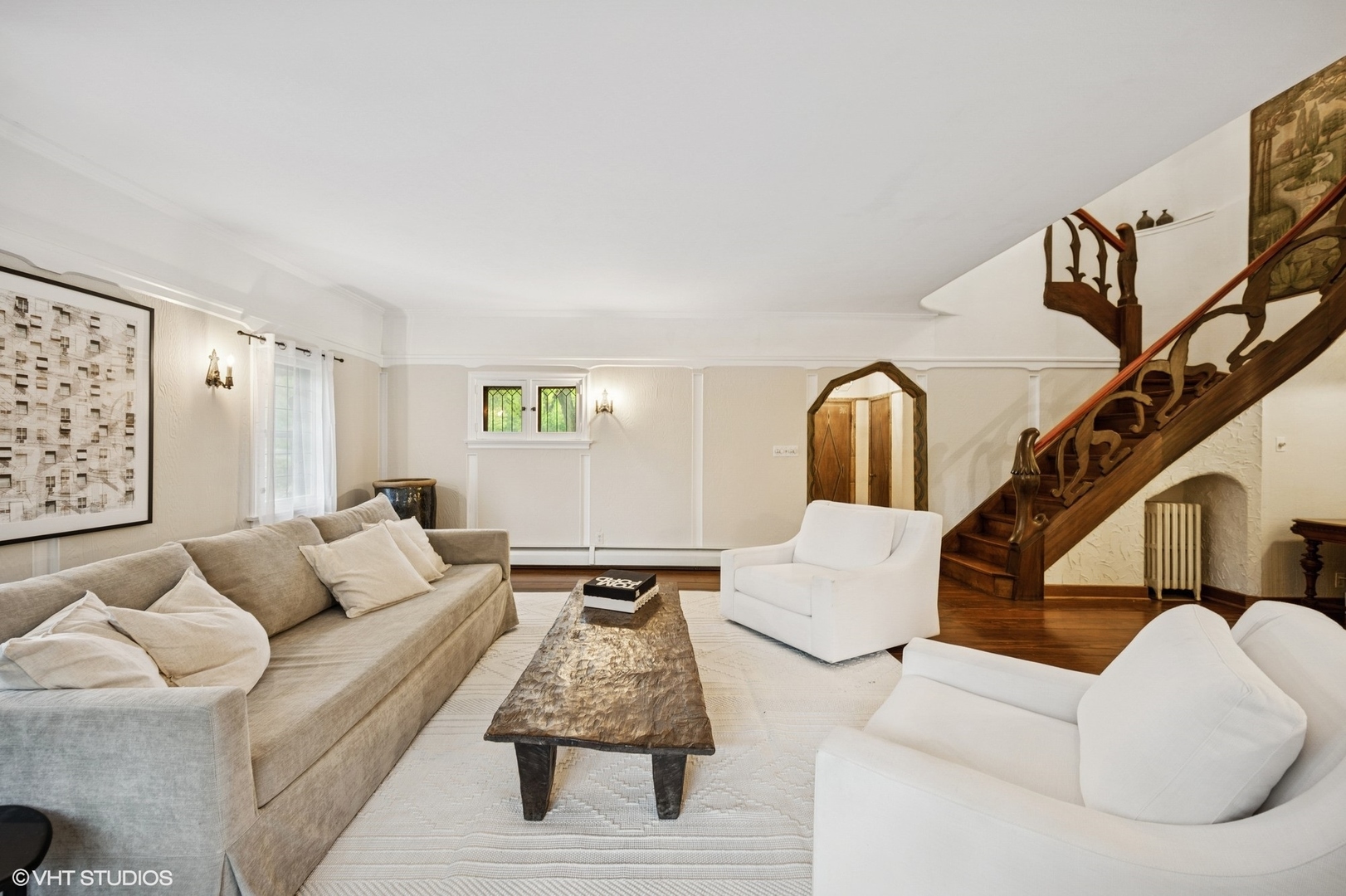 1487 Tower Road Winnetka, IL 60093 - Photo 14 of 45 a living room with furniture and wooden floor