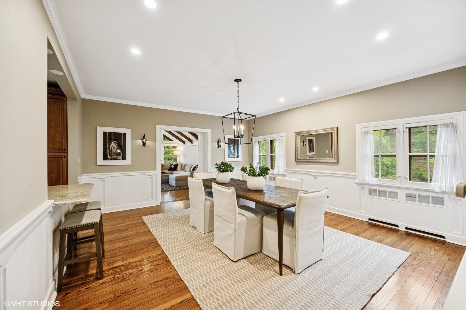 1487 Tower Road Winnetka, IL 60093 - Photo 15 of 45 a living room with furniture and a wooden floor