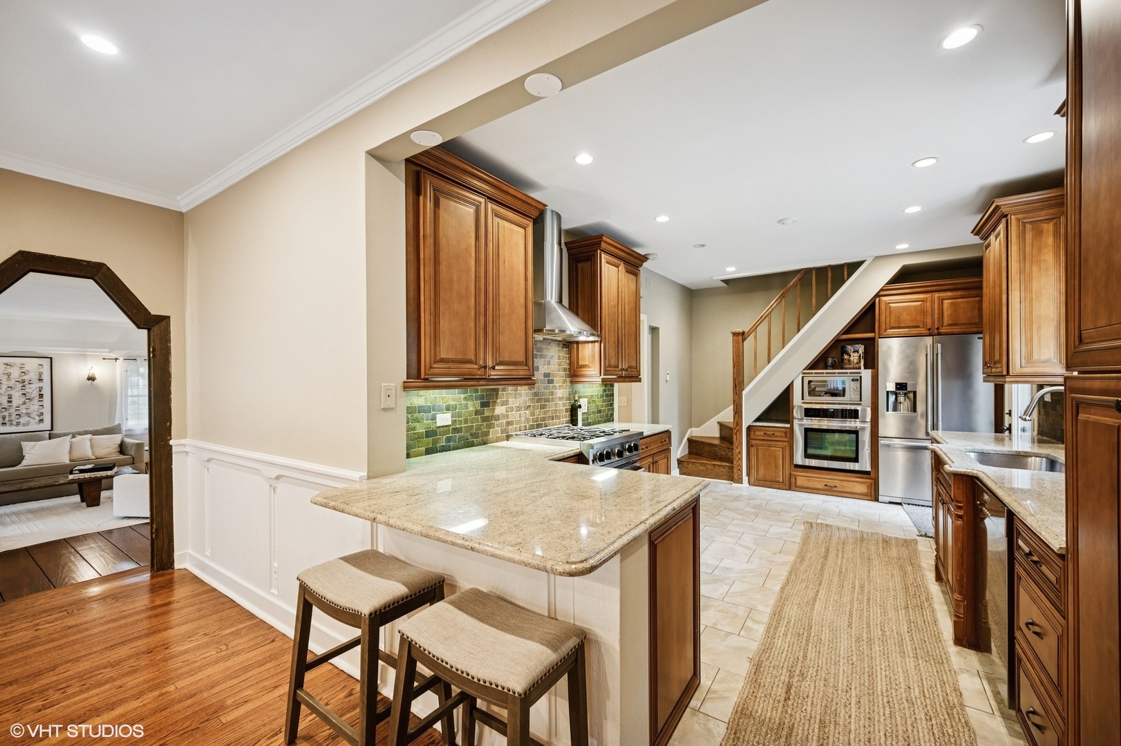 1487 Tower Road Winnetka, IL 60093 - Photo 19 of 45 a kitchen with sink and cabinets