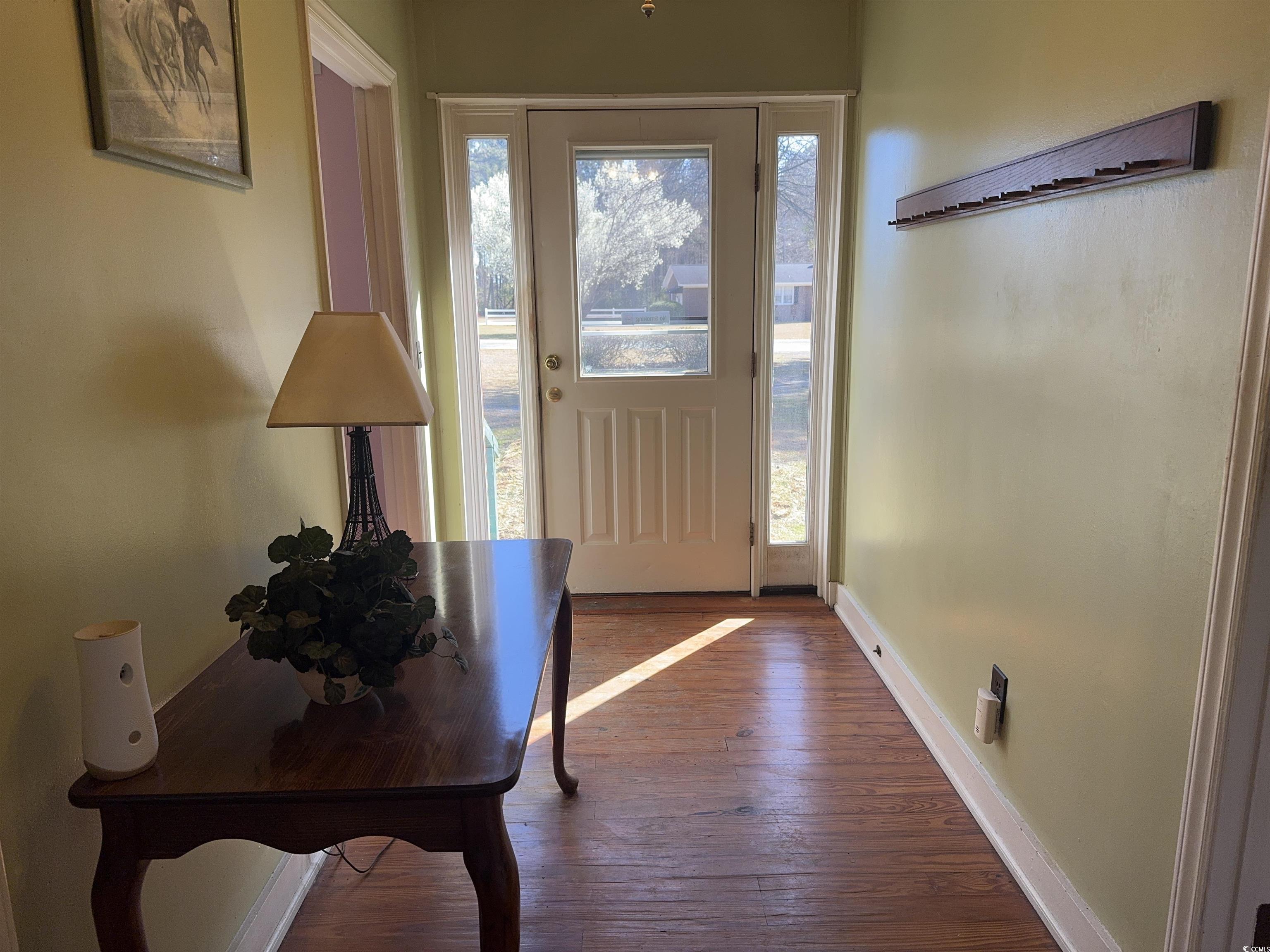 1861 Jenerette Street Mullins, SC 29574 - Photo 20 of 36 Entrance foyer with baseboards and dark wood-style floors