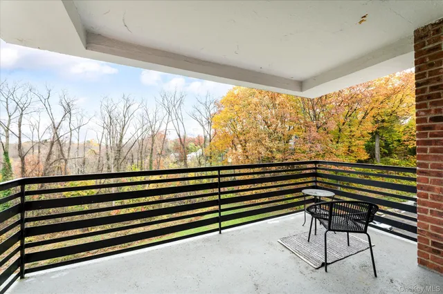 a view of outdoor space with seating space