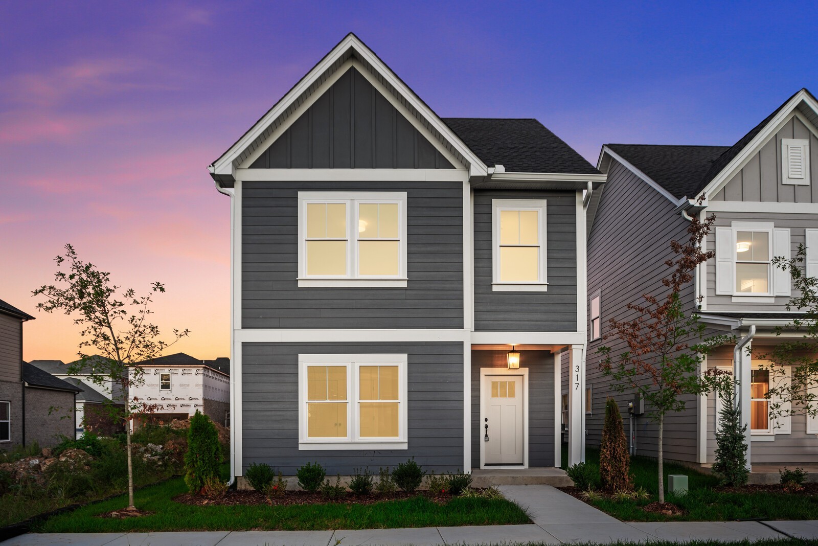 317 Delta Way La Vergne, TN 37086 - Photo 38 of 40 a front view of a house with a yard