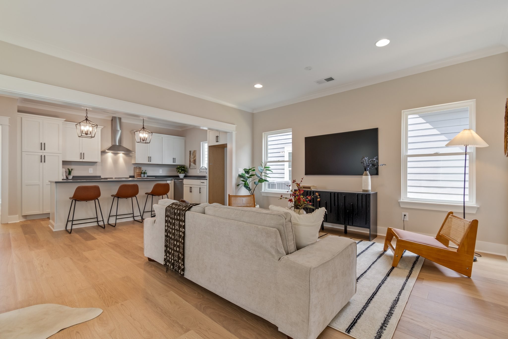 317 Delta Way La Vergne, TN 37086 - Photo 4 of 40 a living room with furniture and a flat screen tv