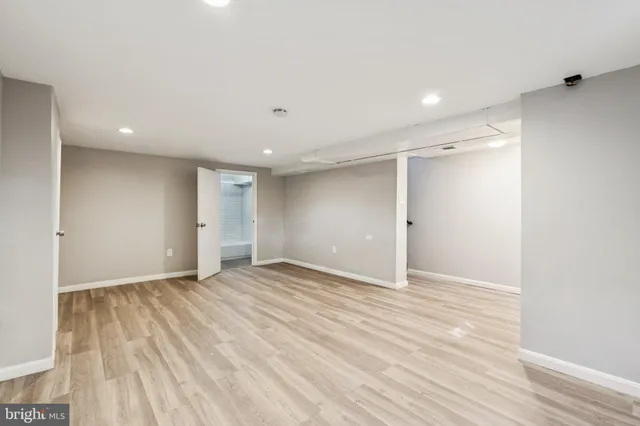 a view of an empty room