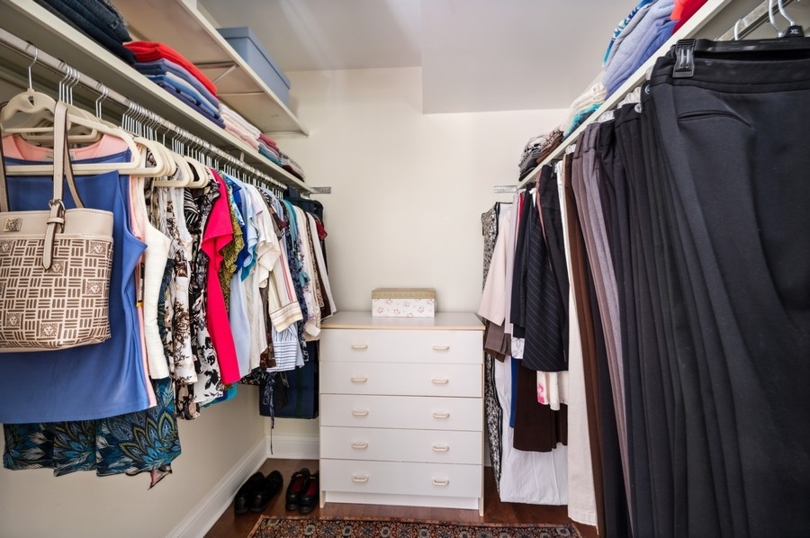 715 Ridge Road, Unit 3C Wilmette, IL 60091 - Photo 18 of 24 a view of walk in closet with clothes and shoes