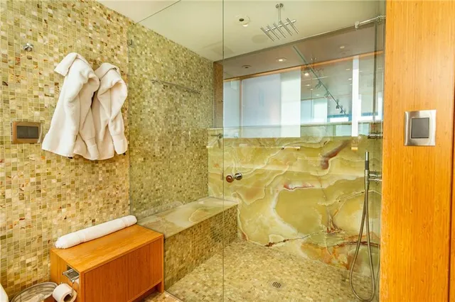 a view of city from balcony