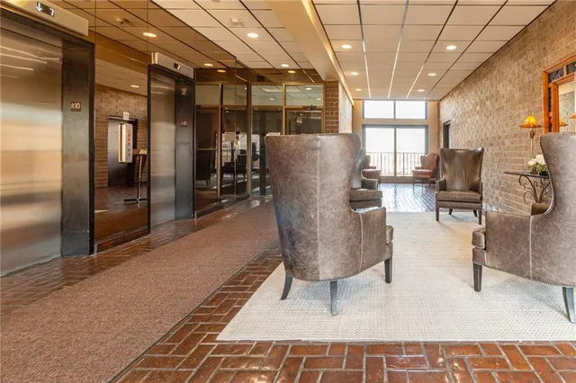 a view of parking garage