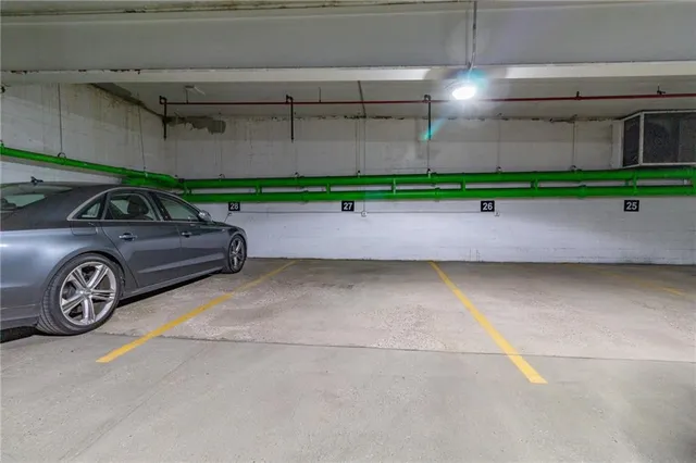 a view of a backyard with sitting area