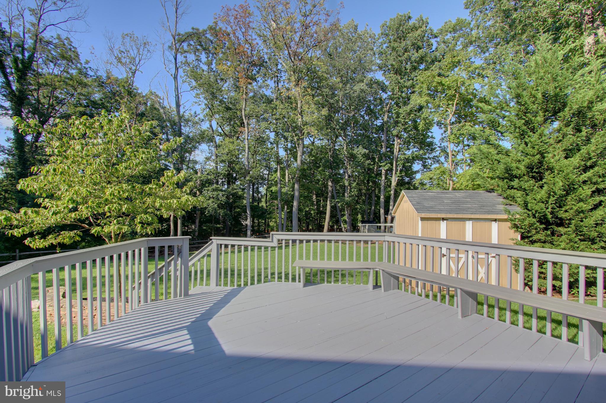 10228 Scaggsville Road Laurel, MD 20723 - Photo 6 of 30 View from deck with shed in background.