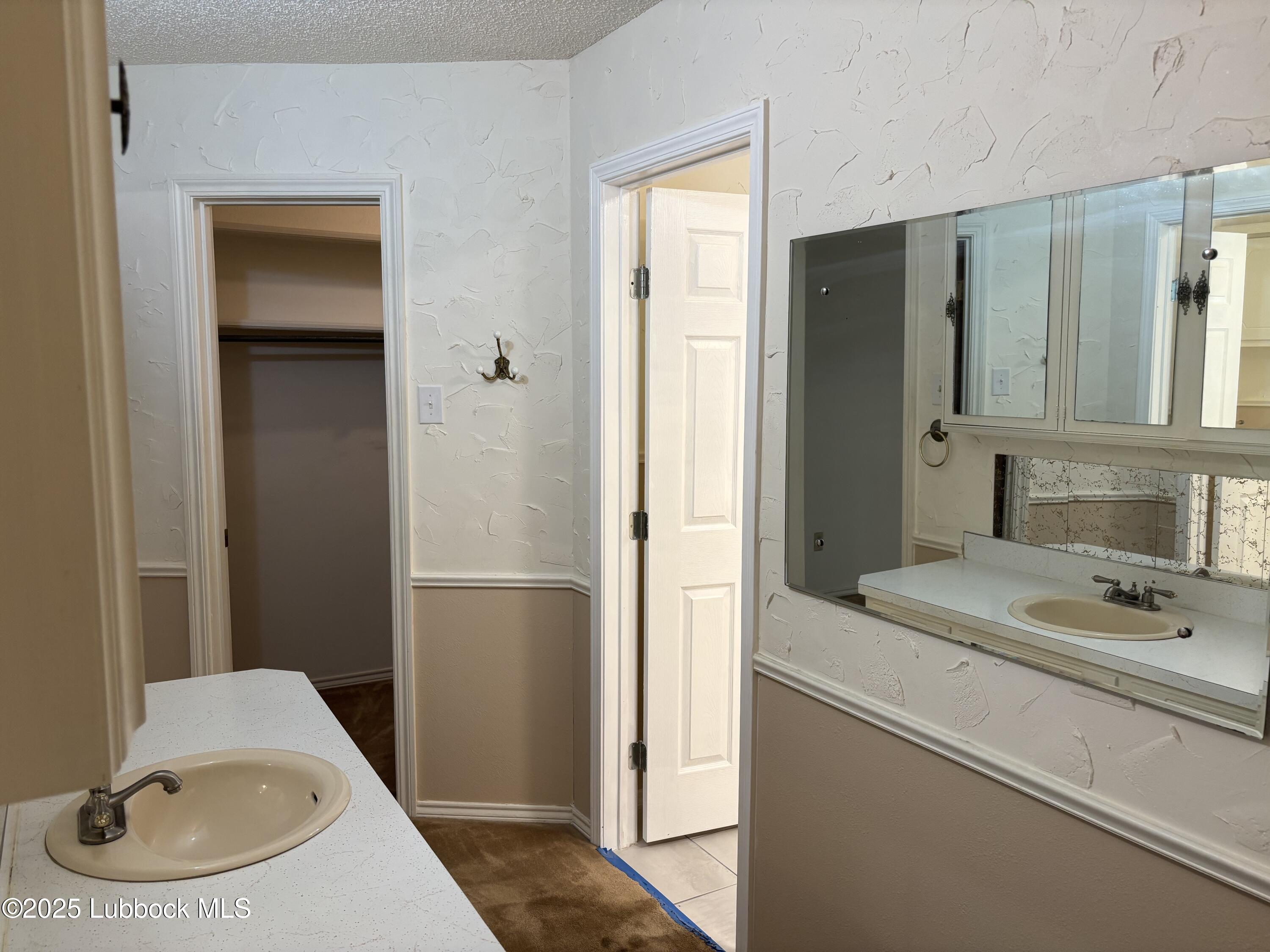 53 East Lakeshore Drive Ransom Canyon, TX 79366 - Photo 28 of 43 a bathroom with a sink and a mirror