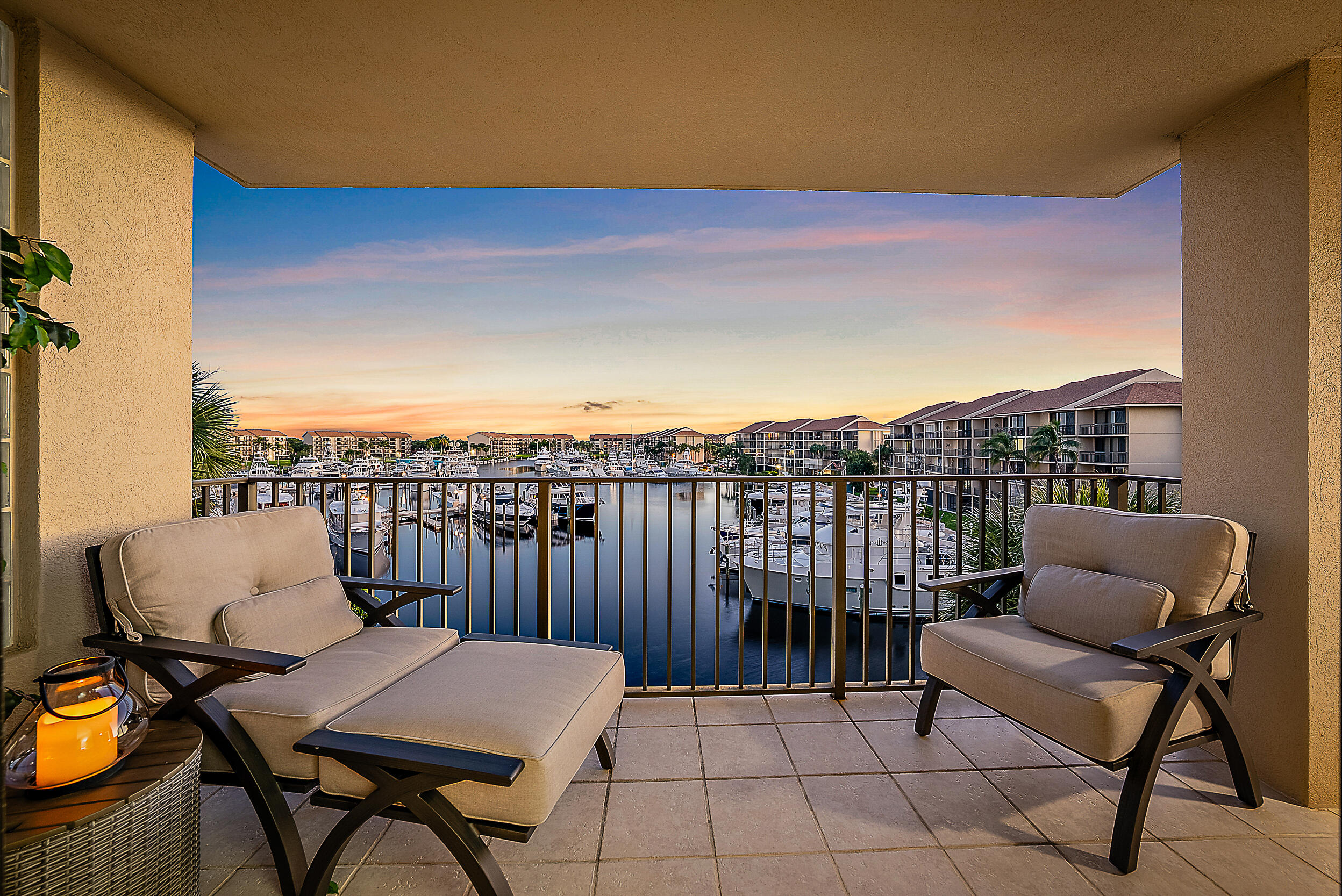 1601 Marina Isle Way, Unit 402 Jupiter, FL 33477 - Photo 19 of 37 Sunset 1st Porch