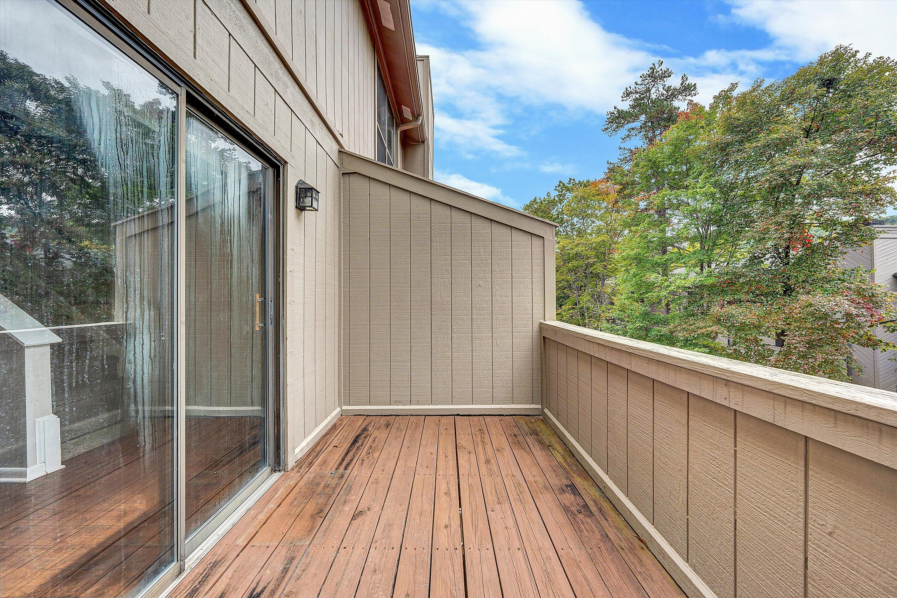 7313 Maple Court Southwest Roanoke, VA 24018 - Photo 16 of 38 a view of balcony with wooden floor