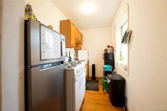 a view of a living room with furniture