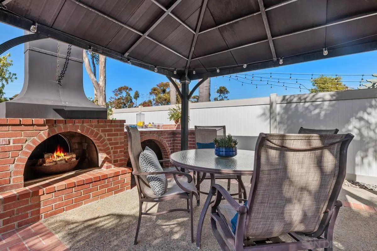 2016 Sequoia Street San Marcos, CA 92078 - Photo 35 of 50 a dining room with furniture and a fireplace