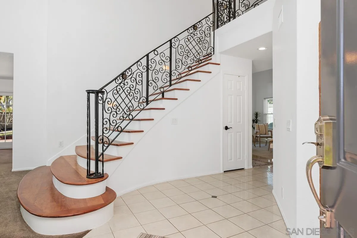 2016 Sequoia Street San Marcos, CA 92078 - Photo 8 of 50 a view of entryway and hall with wooden floor