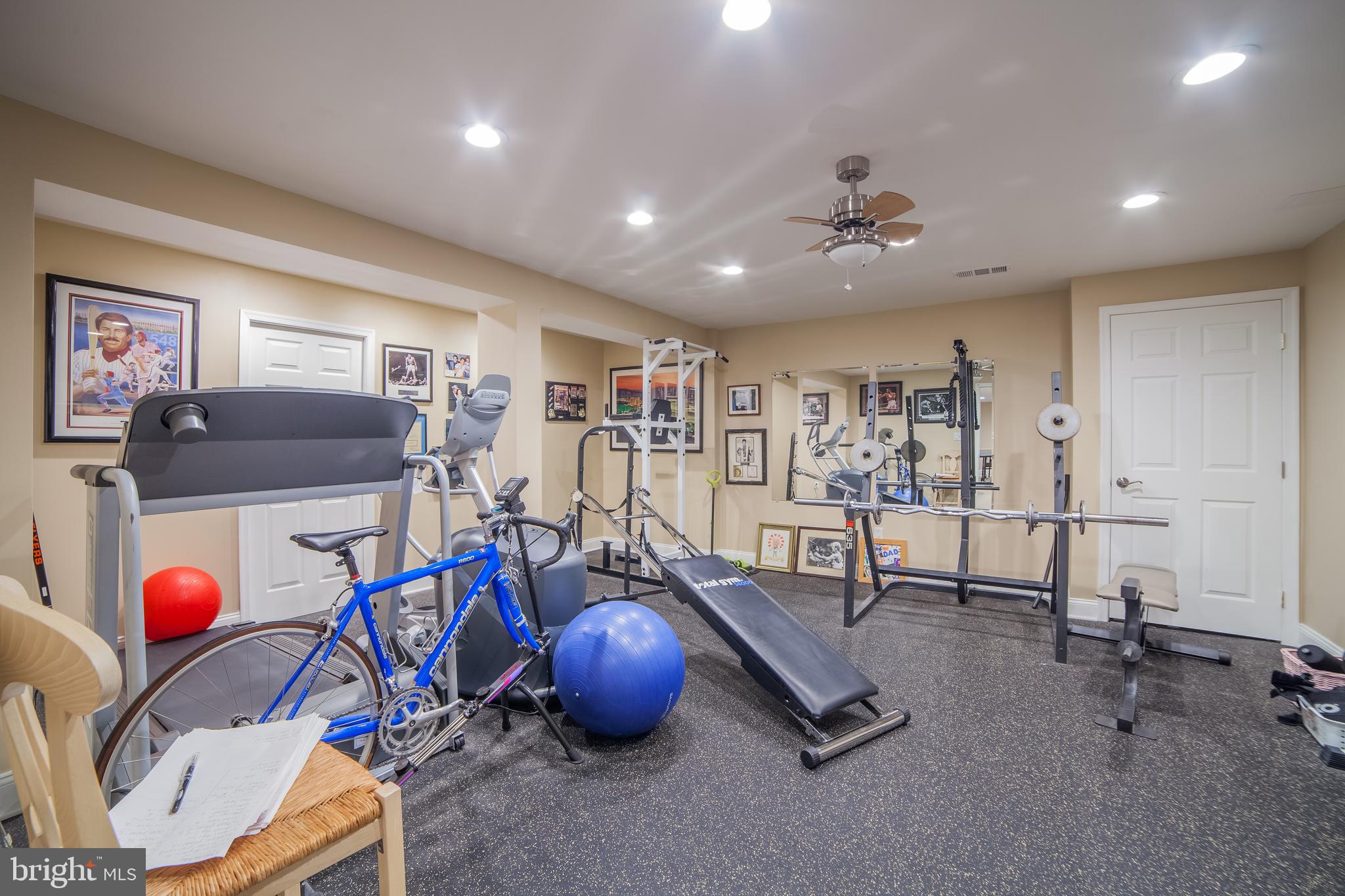 533 North Spring Mill Road Villanova, PA 19085 - Photo 36 of 40 Basement - Fitness Area